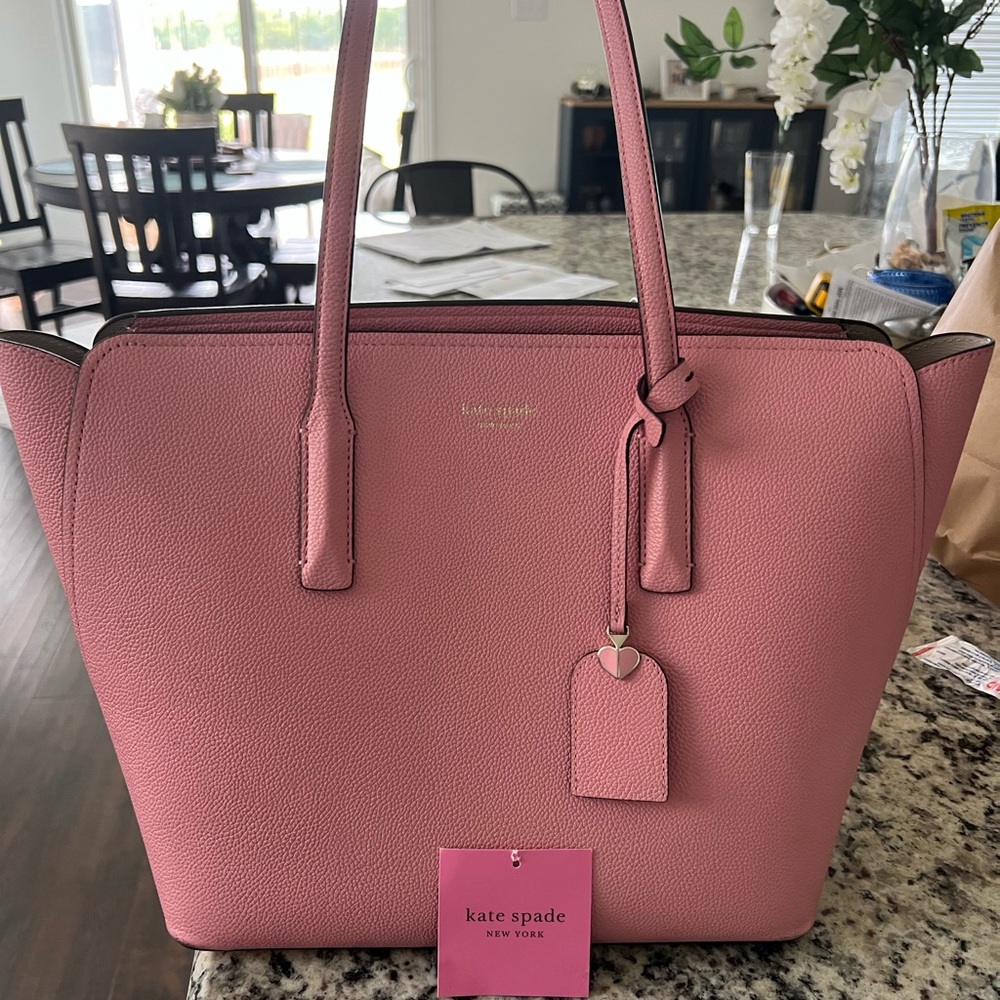 Kate spade bright carnation medium tote